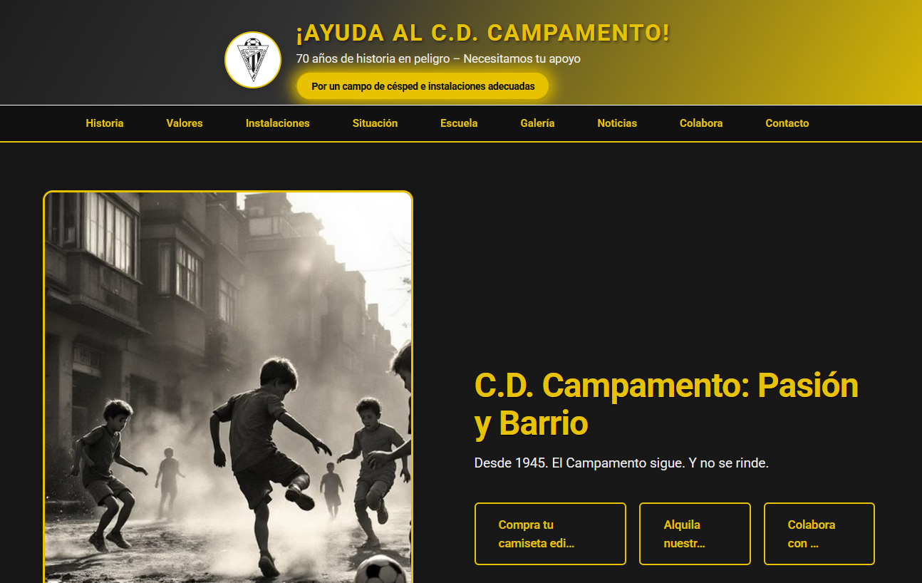 C.D. Campamento - Club de fútbol de barrio