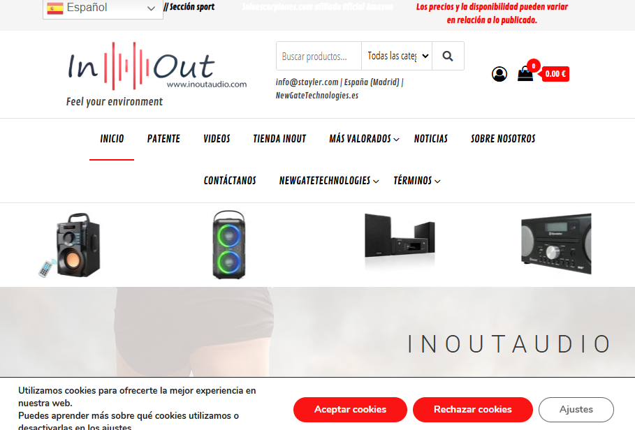 Inoutaudio.com - Plataforma de audio profesional