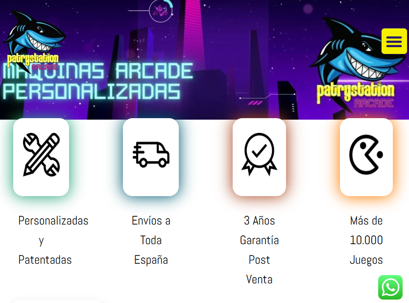 PatryStation - Máquinas arcade personalizadas